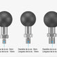 Support téléphone moto rotatif 360°