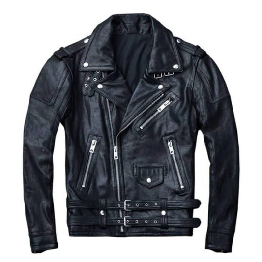 Veste biker homme - live free