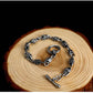 Bracelet biker tête de mort (argent)