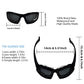 Lunettes de moto polarisées tactiques uv400