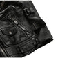 Gilet cuir biker - harley angel road