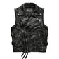 Gilet cuir biker - harley angel road