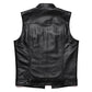 Gilet cuir biker - type soa