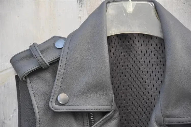 Gilet cuir biker - free biker