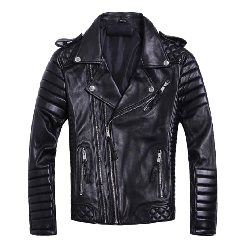 Veste biker homme - perfecto en cuir