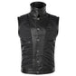 Gilet biker en cuir - arnthor