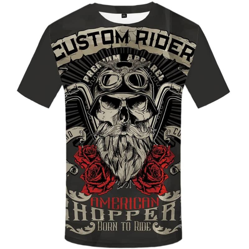 T-shirt motard - custom rider