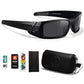 Lunettes de moto enveloppantes polarisées